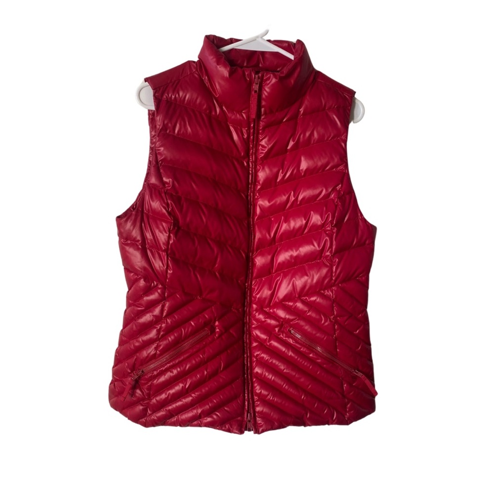 Talbots Red Puffer Vest